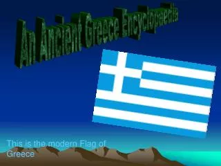 An Ancient Greece Encyclopaedia