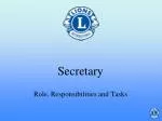 Secretary - slide 1