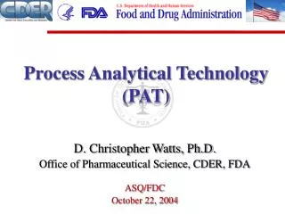 Process Analytical Technology (PAT)