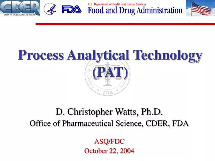 process analytical technology pat