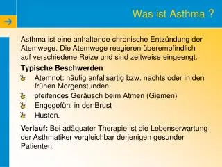 was ist asthma