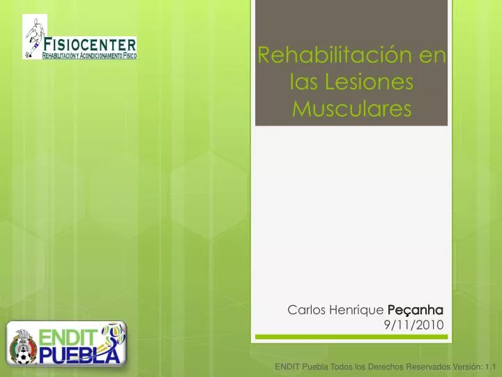 rehabilitaci n en las lesiones musculares