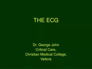 THE ECG