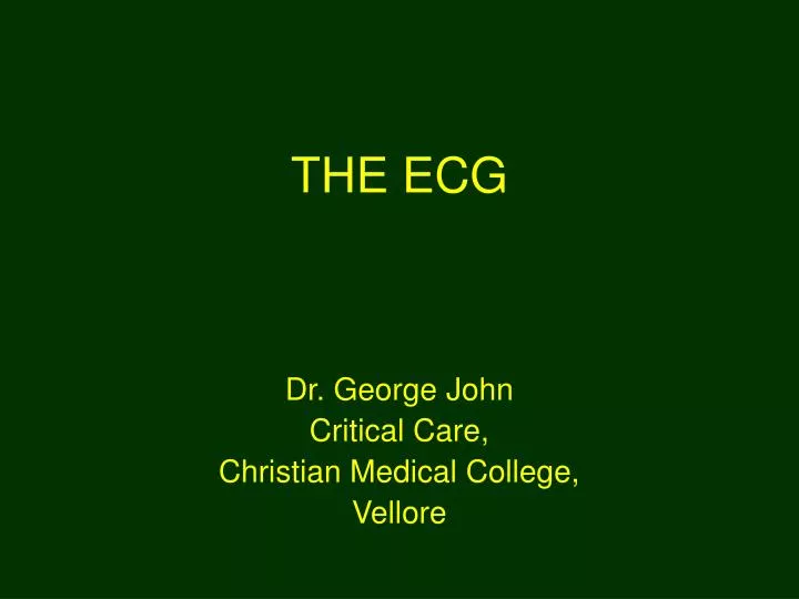 the ecg
