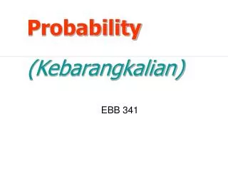 Probability (Kebarangkalian)