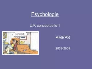 Psychologie U.F. conceptuelle 1