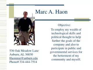 Marc A. Haon