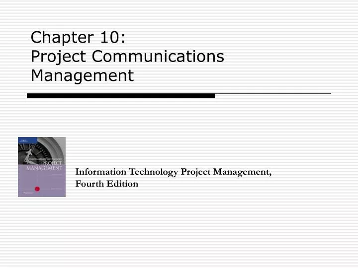 chapter 10 project communications management
