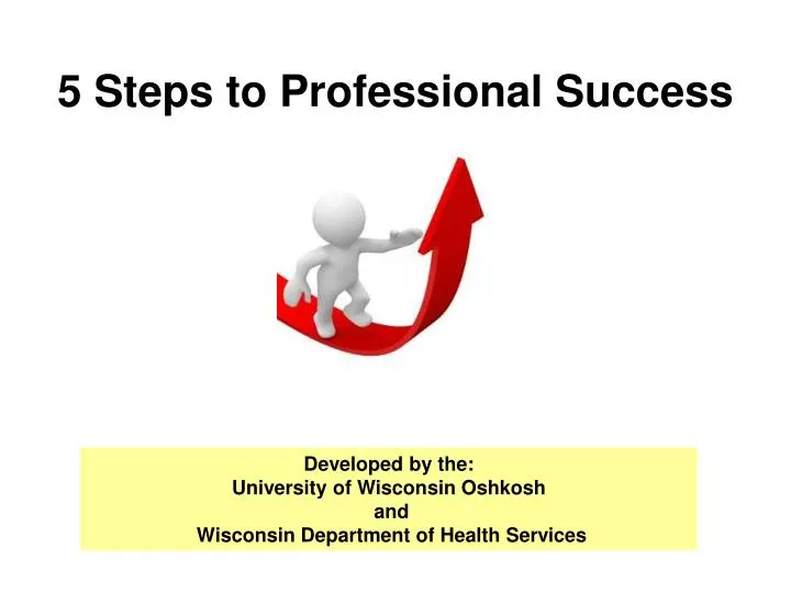 5 steps to professional success