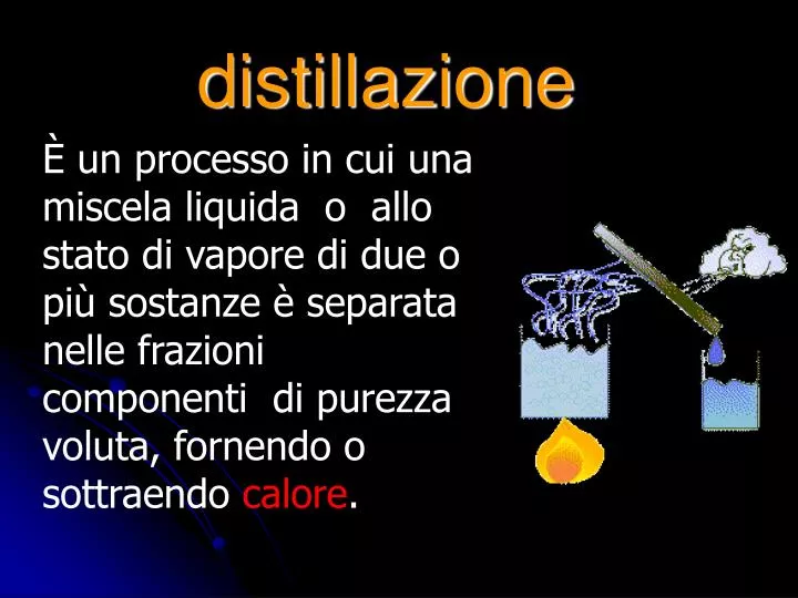 distillazione
