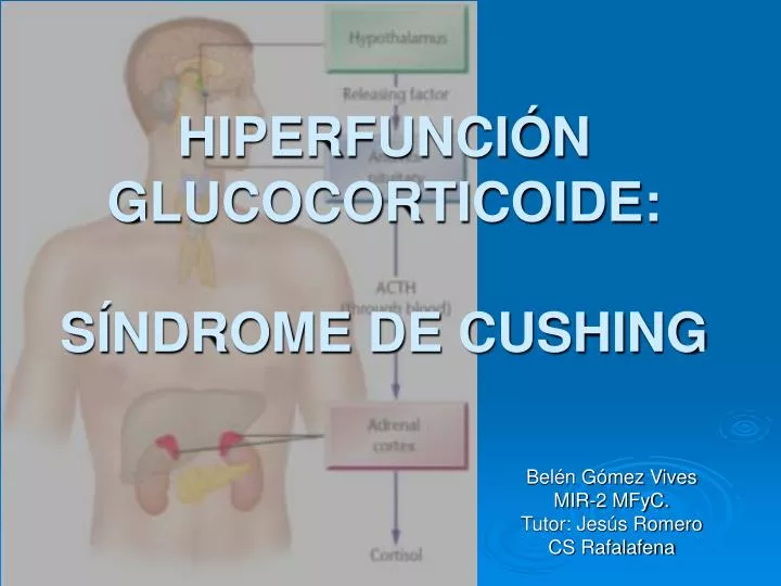 hiperfunci n glucocorticoide s ndrome de cushing