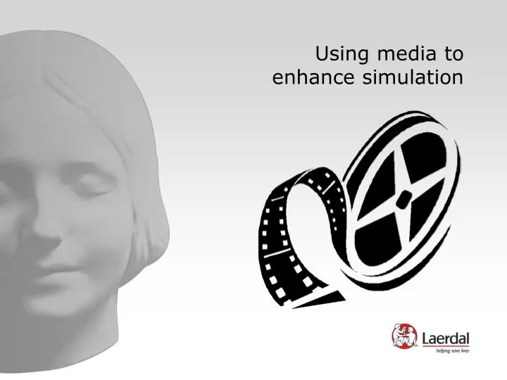 using media to enhance simulation
