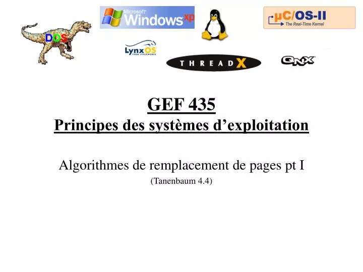 gef 435 principes des syst mes d exploitation