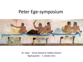 Peter Ege-symposium