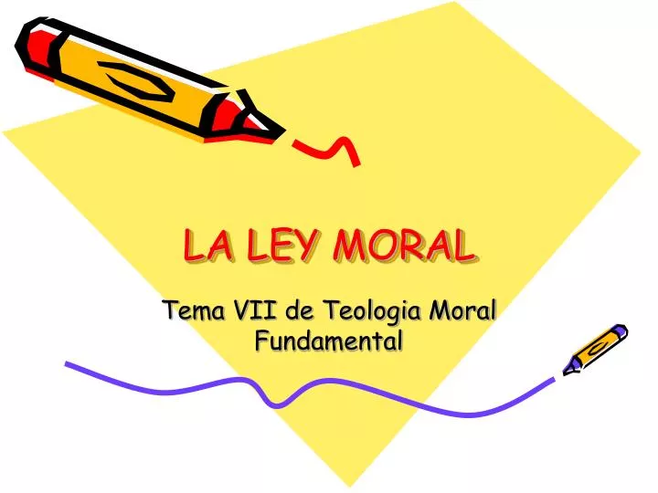 la ley moral