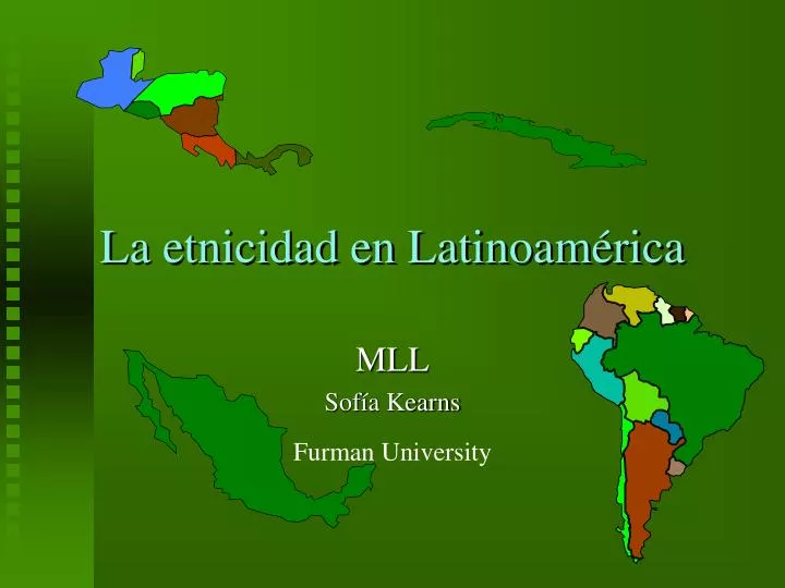 la etnicidad en latinoam rica