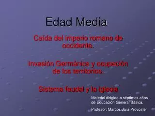 edad media