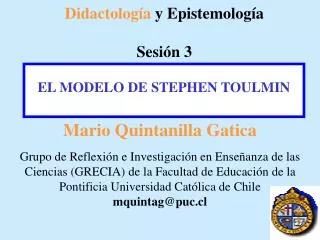 Didactología y Epistemología Sesión 3