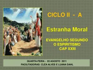 Estranha Moral EVANGELHO SEGUNDO O ESPIRITISMO CAP XXIII