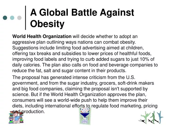 a global battle against obesity