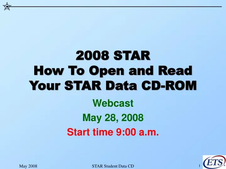 2008 star how to open and read your star data cd rom