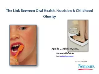 The Link Between Oral Health, Nutrition &amp; Childhood Obesity