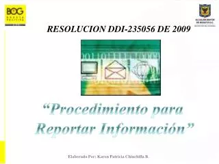RESOLUCION DDI-235056 DE 2009