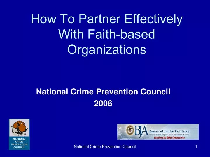 how to partner effectively with faith based organizations
