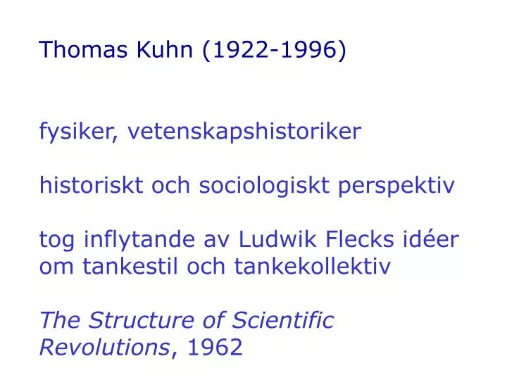 thomas kuhn 1922 1996