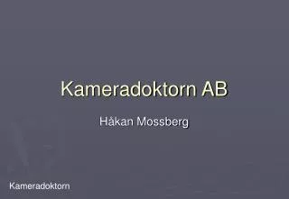 kameradoktorn ab