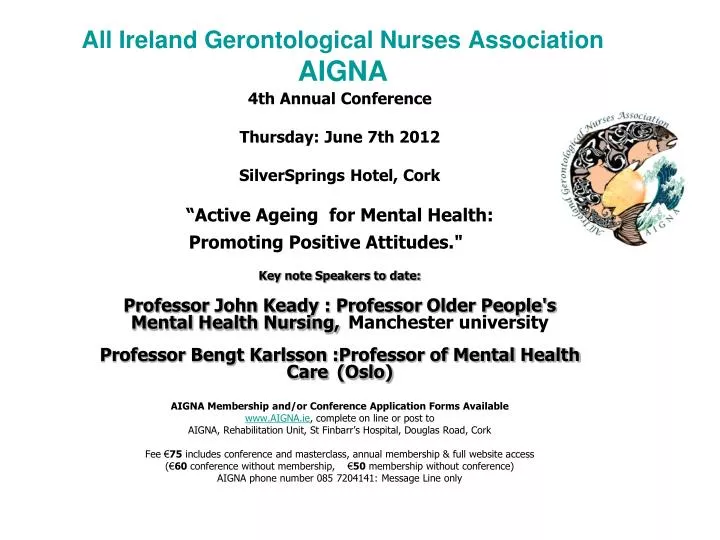 all ireland gerontological nurses association aigna