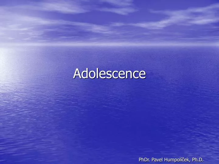 adolescence