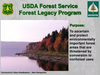USDA Forest Service Forest Legacy Program