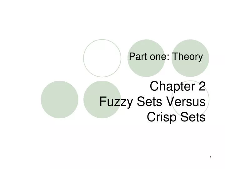 chapter 2 fuzzy sets versus crisp sets