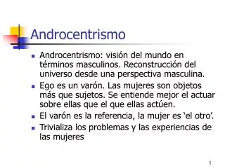 androcentrismo