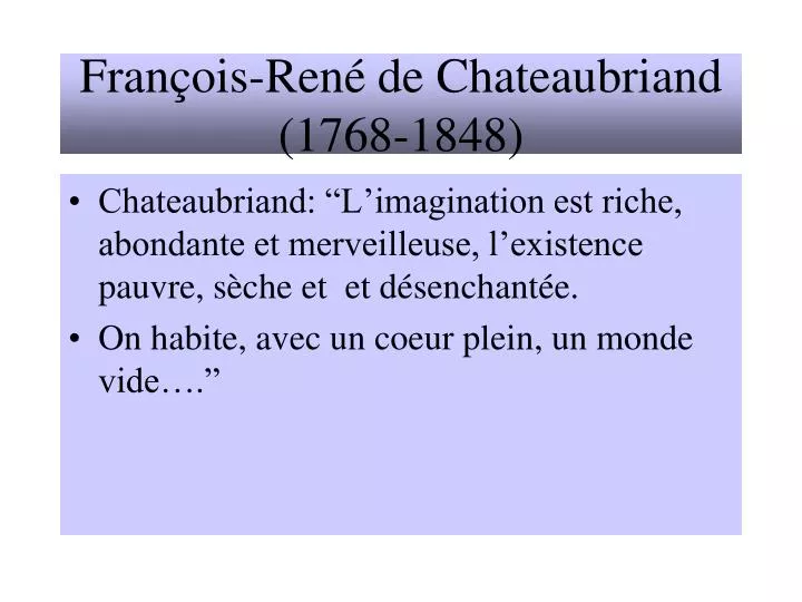 fran ois ren de chateaubriand 1768 1848