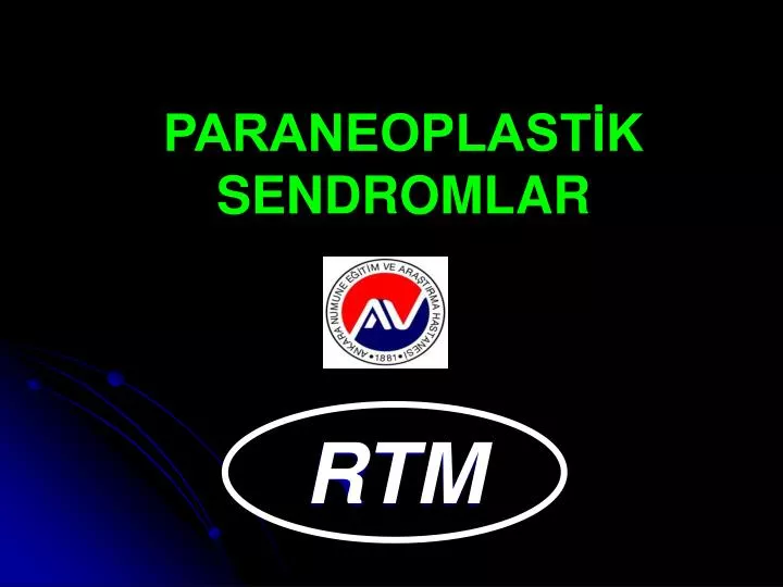 paraneoplast k sendromlar