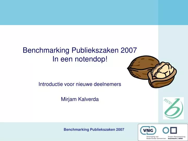 benchmarking publiekszaken 2007 in een notendop