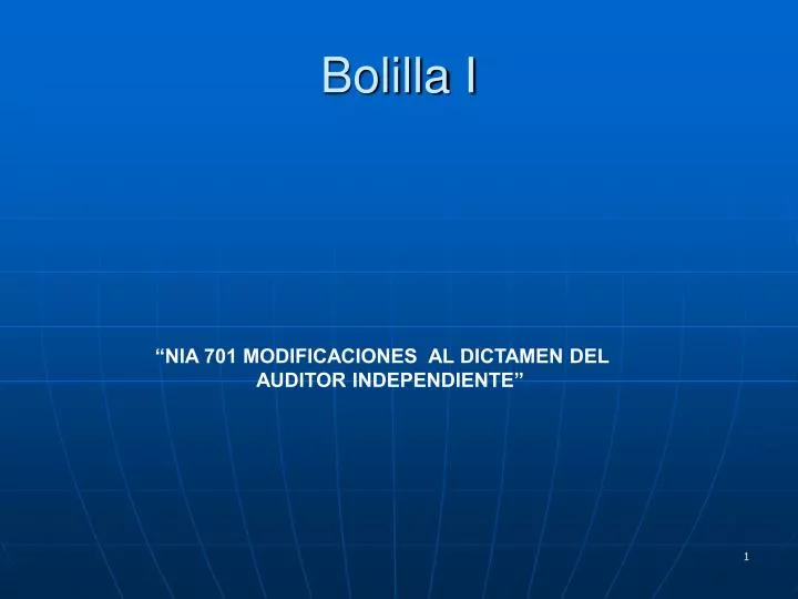 bolilla i