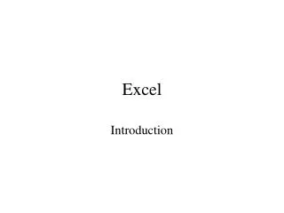 excel