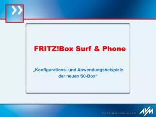 FRITZ!Box Surf &amp; Phone