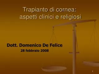 dott domenico de felice 28 febbraio 2008