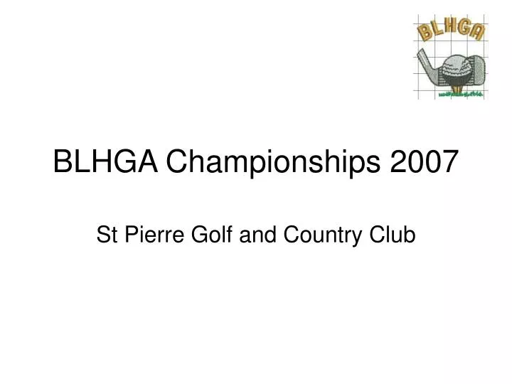 blhga championships 2007