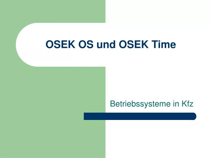 osek os und osek time