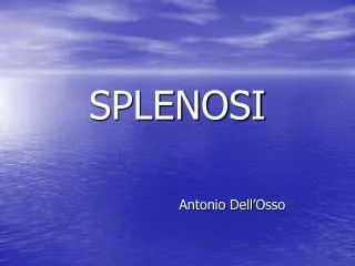 splenosi