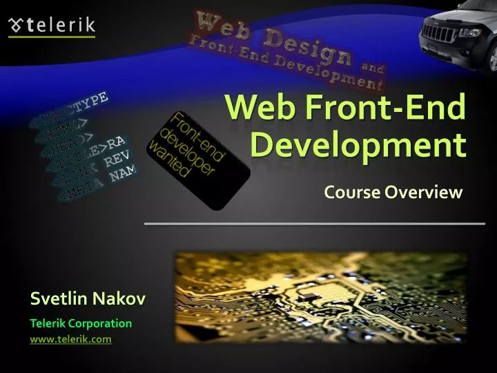 web front end development