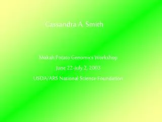 Cassandra A. Smith