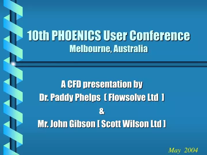 10th phoenics user conference melbourne australia