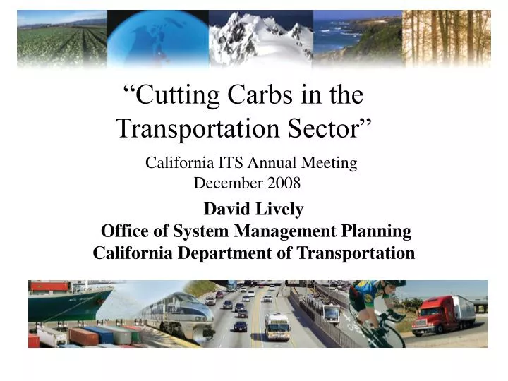 cutting carbs in the transportation sector