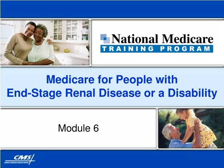 medicare for people with end stage renal disease or a disability